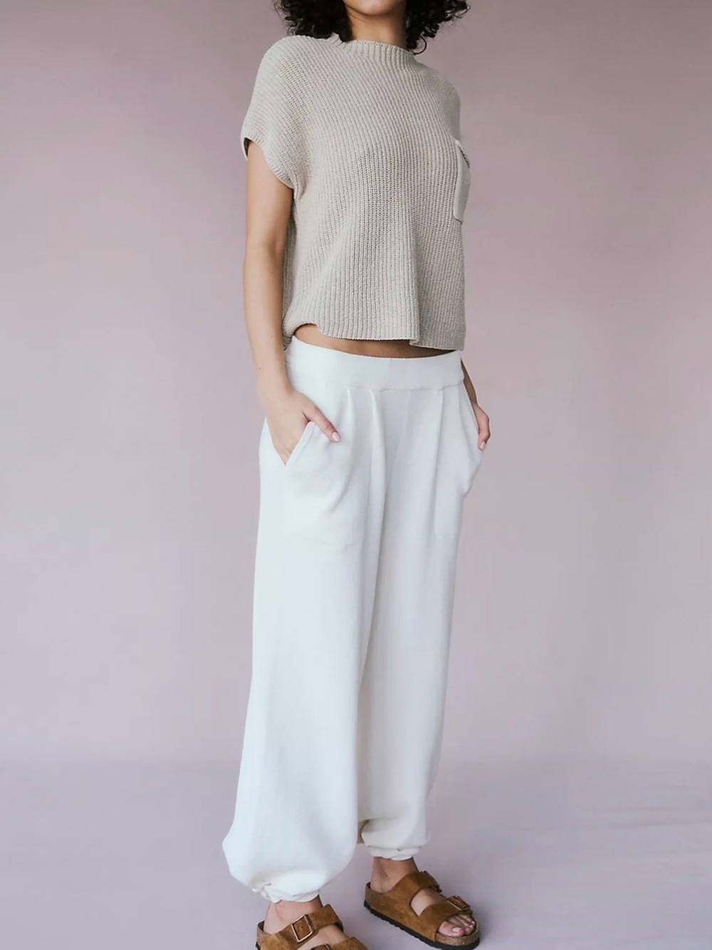 Free People Freya Sweater Set - White - FP Beach - Size Small